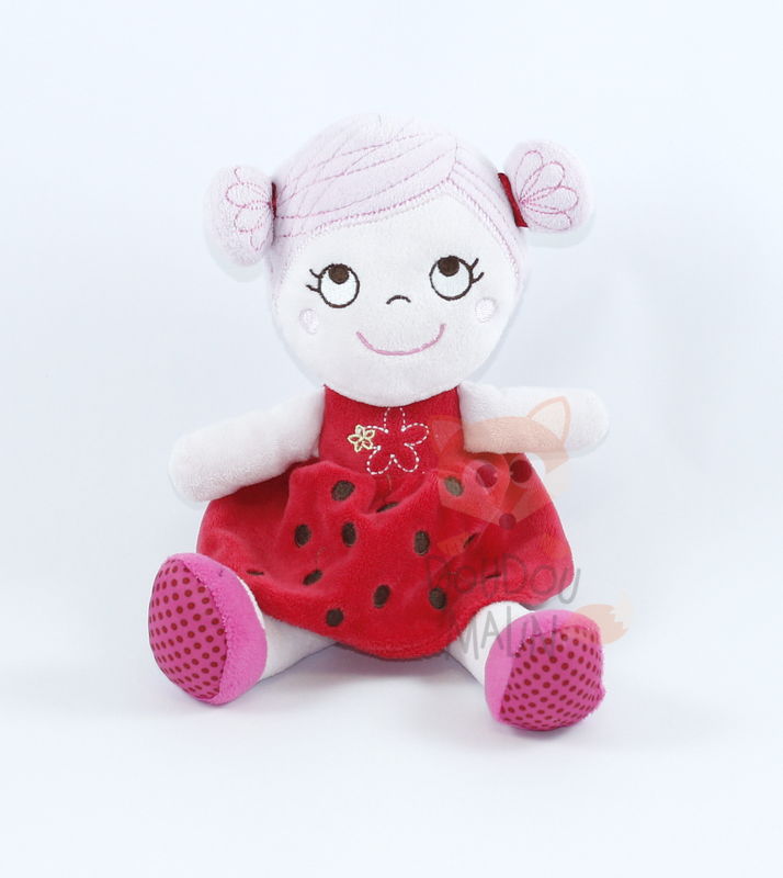 Influx baby comforter pink doll rerd dress 